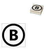 円はっきりした枠を使用したカスタマイズ可能な縁ど文字 ラバースタンプ (押印)