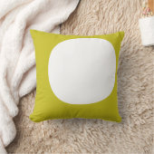 円または星の緑の枕 クッション (ブランケット)