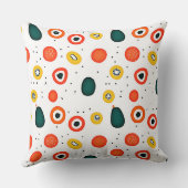 円よくはしゃぐ形(ドット) クッション (裏面)