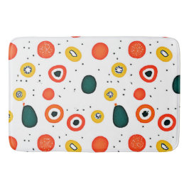 円よくはしゃぐ形(ドット) バスマット