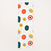 円よくはしゃぐ形(ドット) ヨガマット (正面)