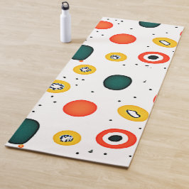 円よくはしゃぐ形(ドット) ヨガマット