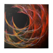 円を分割する抽象芸術アートタイル タイル (正面)