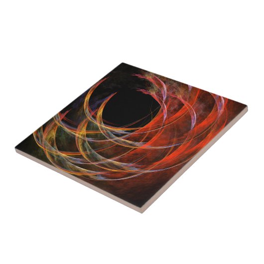 円を分割する抽象芸術アートタイル タイル (側面)