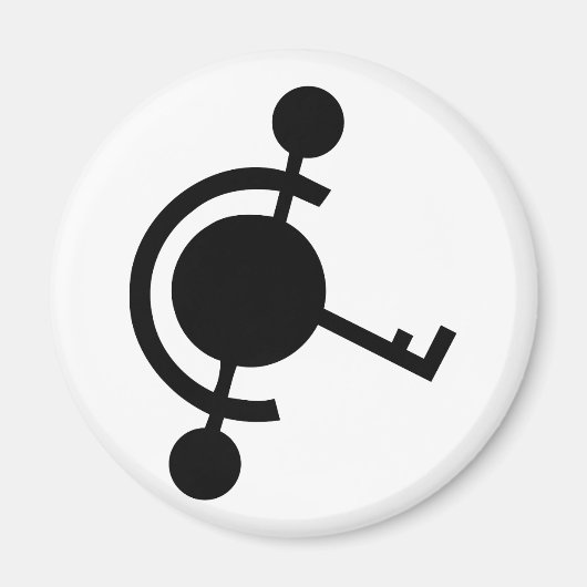 円を切り抜き2 マグネット (正面)