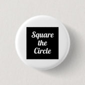 円を四角に Button 缶バッジ (正面)
