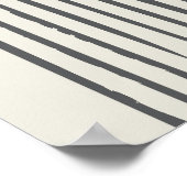 円を持つミニマル世紀中頃のアーチ ポスター (角)