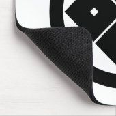 円を描いた四方眼の傾斜 マウスパッド (コーナー)