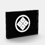 円を描いた四方眼 フォトブロック (左)