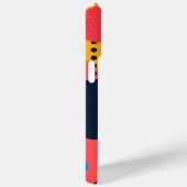 円を描いた明るい色の背景 Case-Mate iPhoneケース (裏面 / 右)