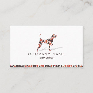 円を描いた犬 名刺