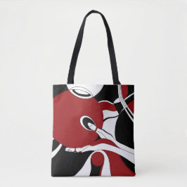 円を描いた瞑想 トートバッグ