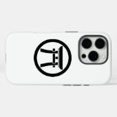 円を描いた鳥居 Case-Mate iPhoneケース (裏面 (横))
