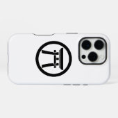 円を描いた鳥居 iPhoneケース (裏面横)