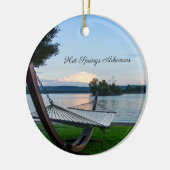 円を描くリラックス場所オーナメント セラミックオーナメント (左)