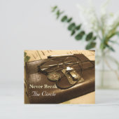 円を破らない ポストカード (スタンド正面)