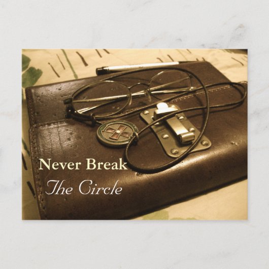 円を破らない ポストカード (正面)