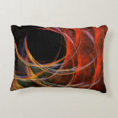 円を破る抽象芸術アートアクセントピロー アクセントクッション (裏面)