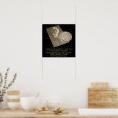 円を芸術的切り抜き ポスター (キッチン)