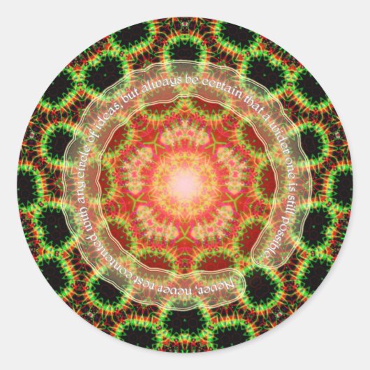 円アイディアシール ラウンドシール (正面)