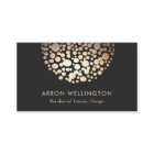 円エレガント金ゴールド球ブラックモダン