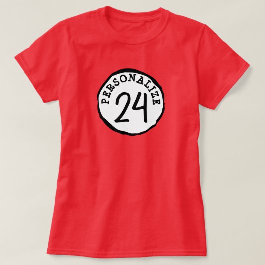円カスタム間抜け文字Tシャツ Tシャツ (デザイン正面)