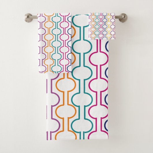 円カラフルを開く バスタオルセット (インサイチュ)