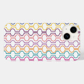 円カラフルを開く Case-Mate iPhoneケース (裏面 (横))