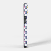 円カラフルを開く iPhoneケース (右側面)