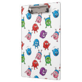 円カラフルキャラクター クリップボード (左)