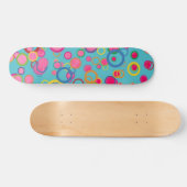 円カラフルスケートボード スケートボード (横)