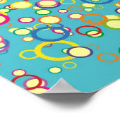 円カラフルポスター ポスター (角)