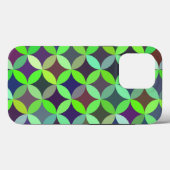 円カラフル星キルトパターン Case-Mate iPhoneケース (裏面 (横))