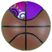 円カラフル模様 バスケットボール (右)