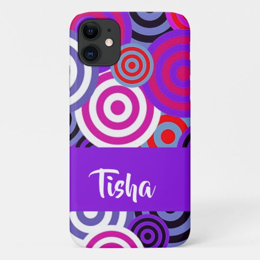 円カラフル模様 Case-Mate iPhoneケース (裏面)