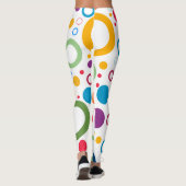 円カラフル点レギンス レギンス (裏面)