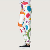 円カラフル点レギンス レギンス (左)