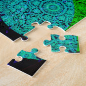 円カラフル解体アートパズル ジグソーパズル (側面)