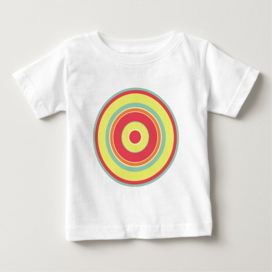円カラフル01 ベビーTシャツ (正面)