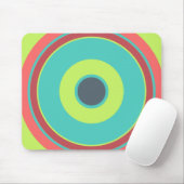 円カラフル04 マウスパッド (マウス)