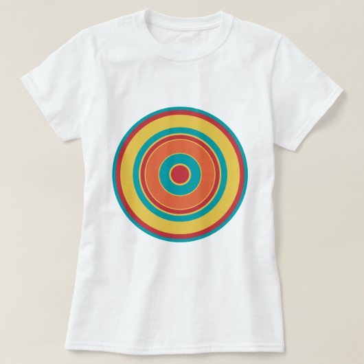 円カラフル05 Tシャツ (デザイン正面)