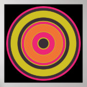 円カラフル06 ポスター (正面)