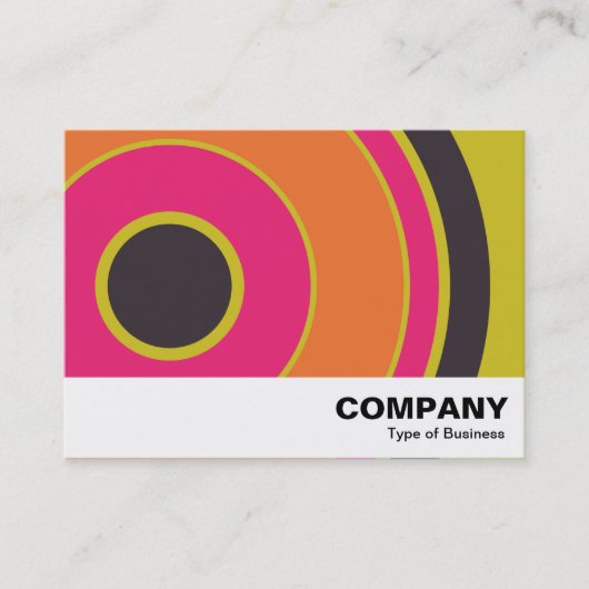 円カラフル06 名刺 (正面)