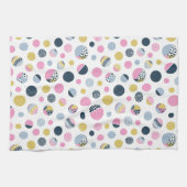 円カラフル キッチンタオル (横)