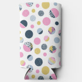 円カラフル スリム缶クーラー (正面)