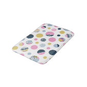 円カラフル バスマット (アングル)