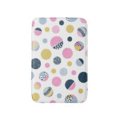 円カラフル バスマット (正面縦)