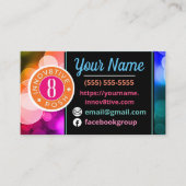 円カラフルInnov8tive Posh名刺 名刺 (正面)