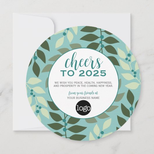 円カレンダー – ロゴ – グリーンアクアプロフェッショナル シーズンカード (裏面)