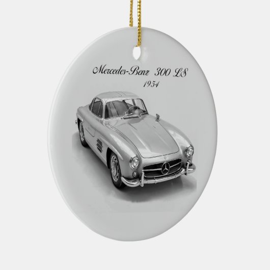 円クラシックオーナメント用の自動車イメージ セラミックオーナメント (右)